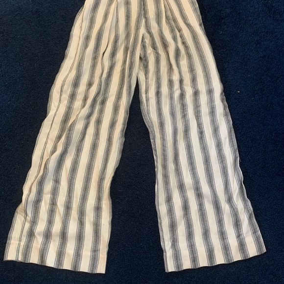 Boho Moon & Skye Blue & Cream Striped Pants - Picture 3 of 4